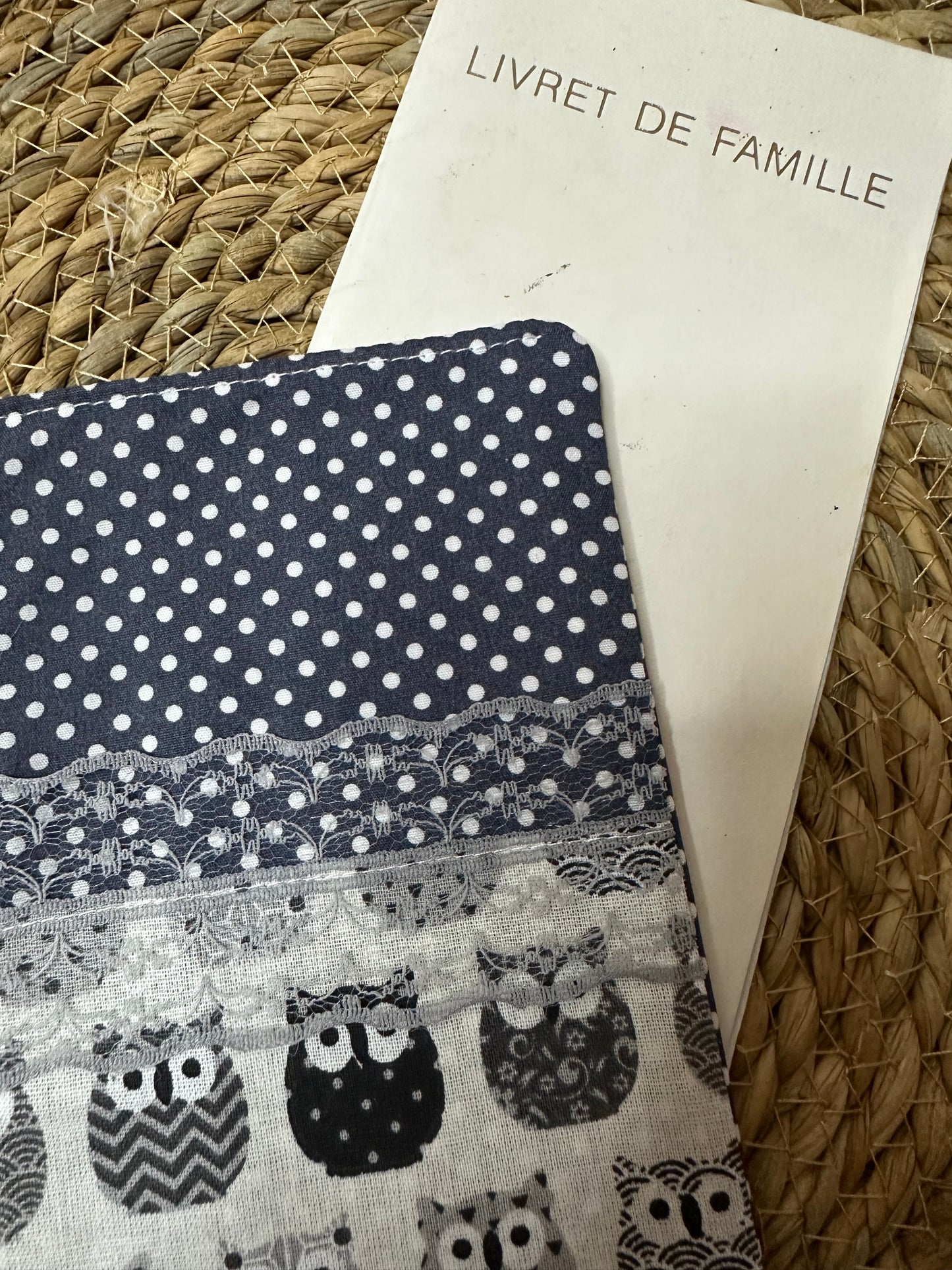 Protège livret de famille Victoria - « Animaux » Gris