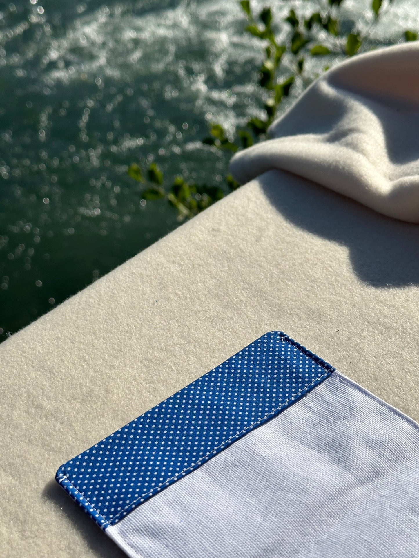 Protège passeport Milena - « Animaux » Bleu