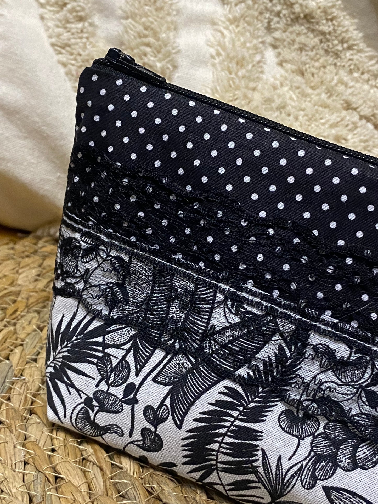 Trousse Virginia - « Plantes » Noire