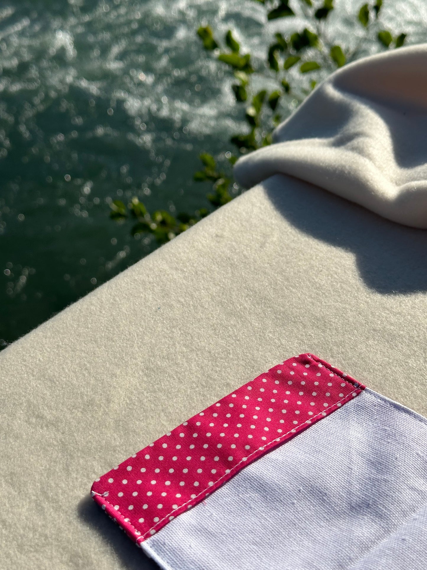 Protège passeport Milena - « Fleurs » Rose