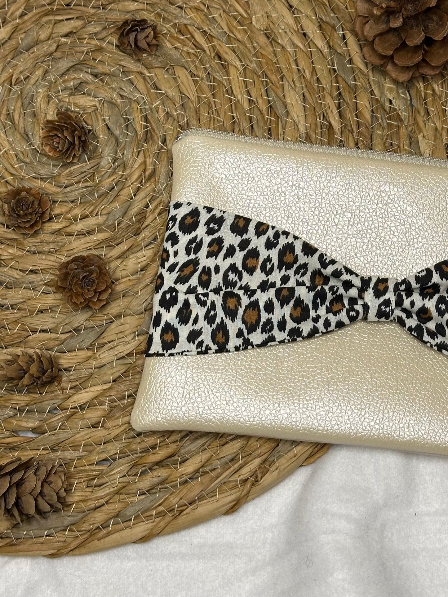 Trousse Anastasia - « Animaux » Beige