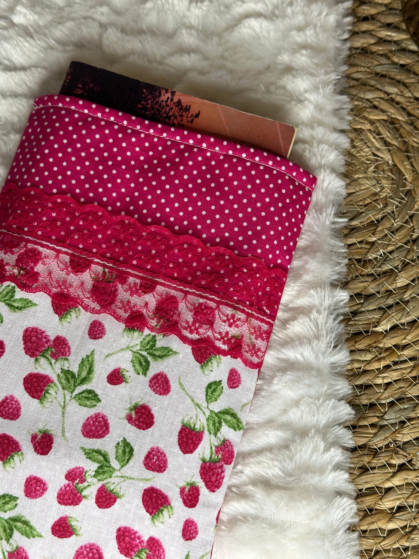 Pochette à livre Adrianna - « Food » Rose