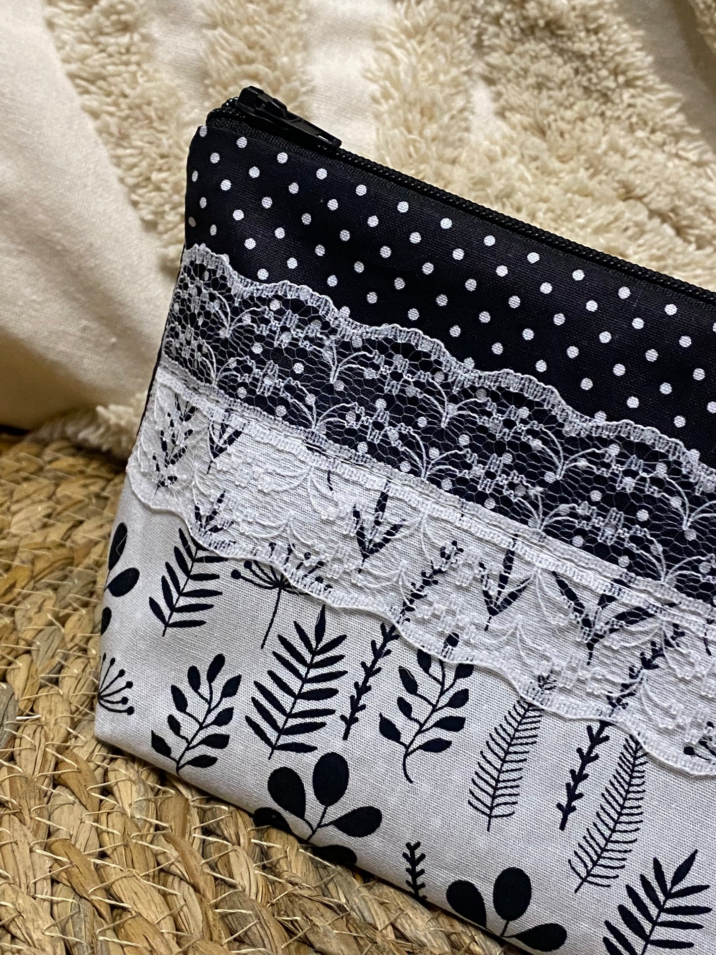 Trousse Virginia - « Plantes » Noire