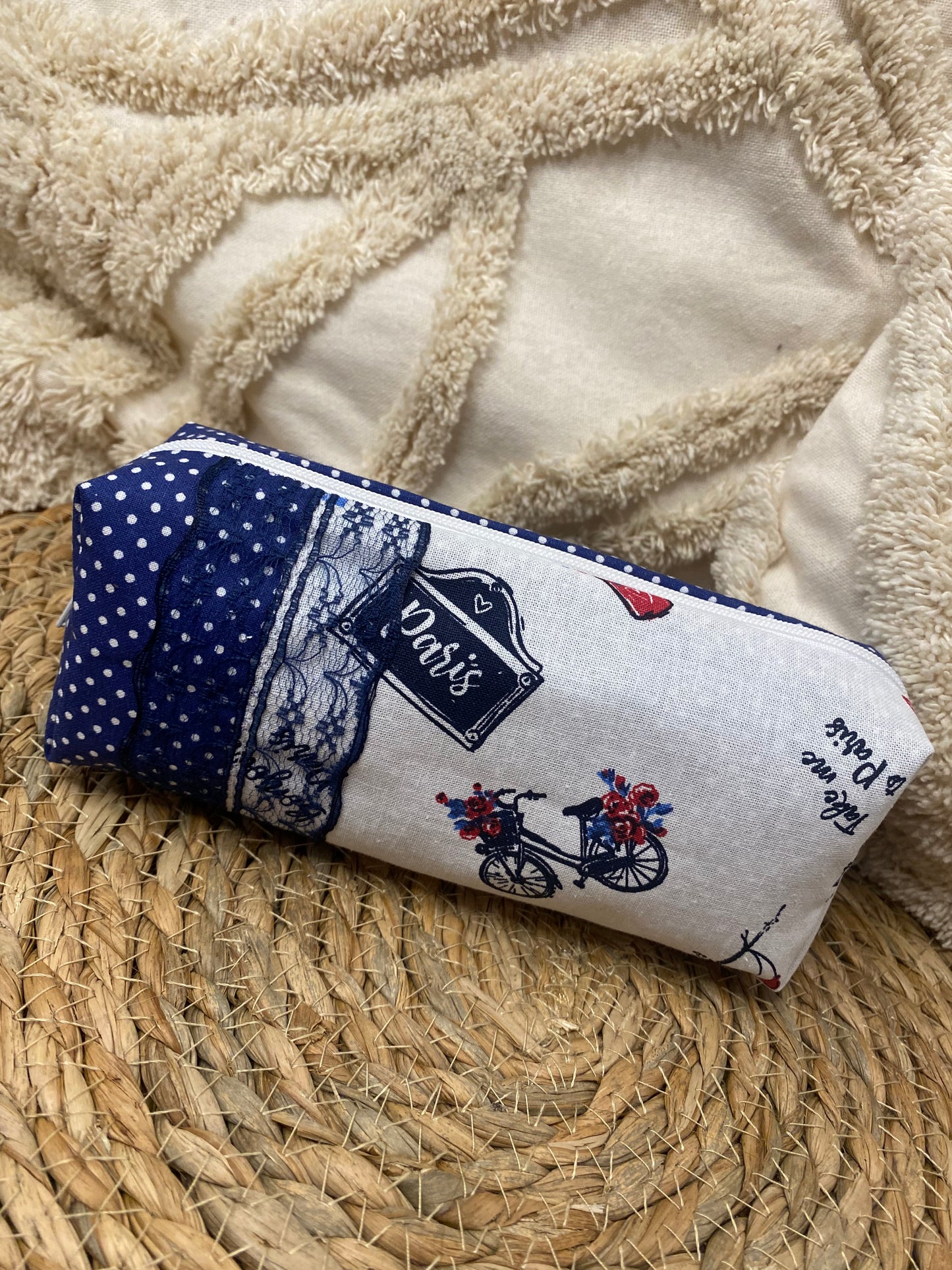 Trousse Serena - « Paris » Bleu marine