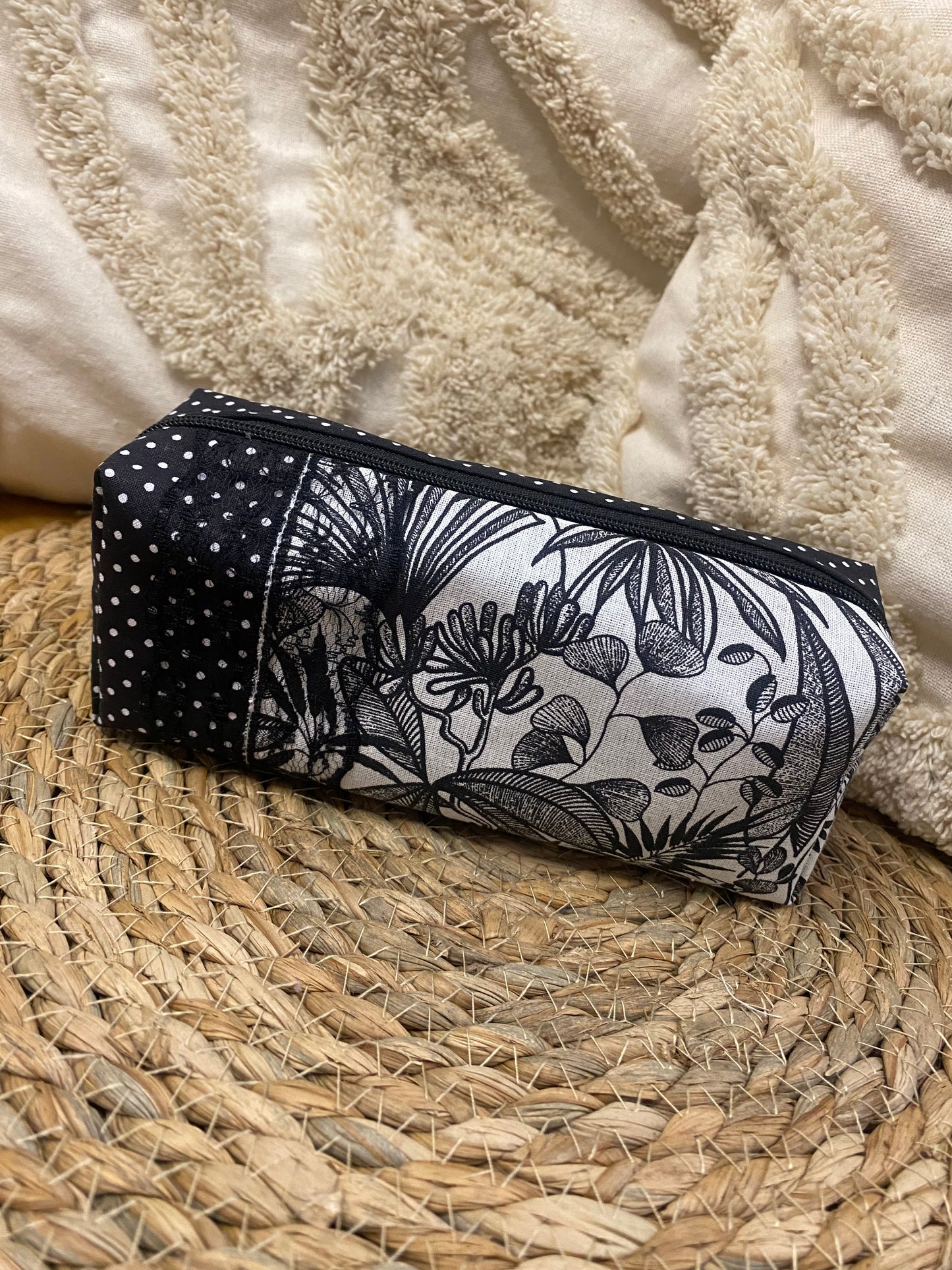 Trousse Serena - « Plantes » Noire