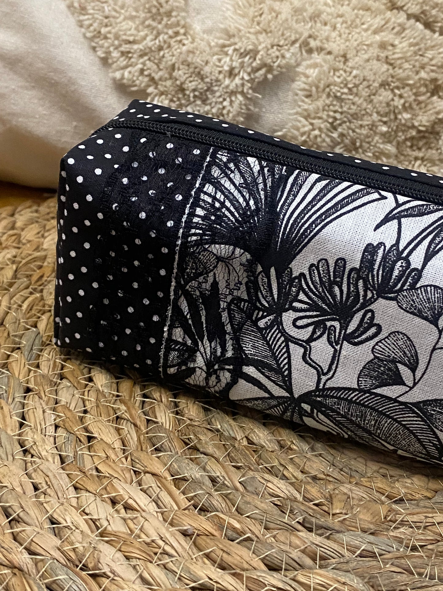 Trousse Serena - « Plantes » Noire