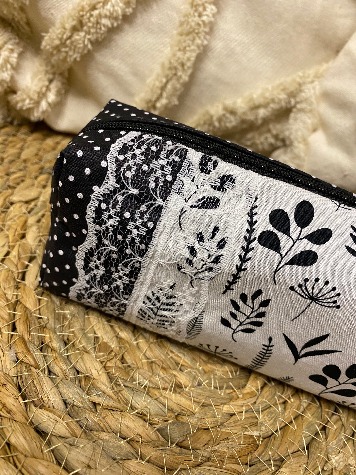 Trousse Serena - « Plantes » Noire