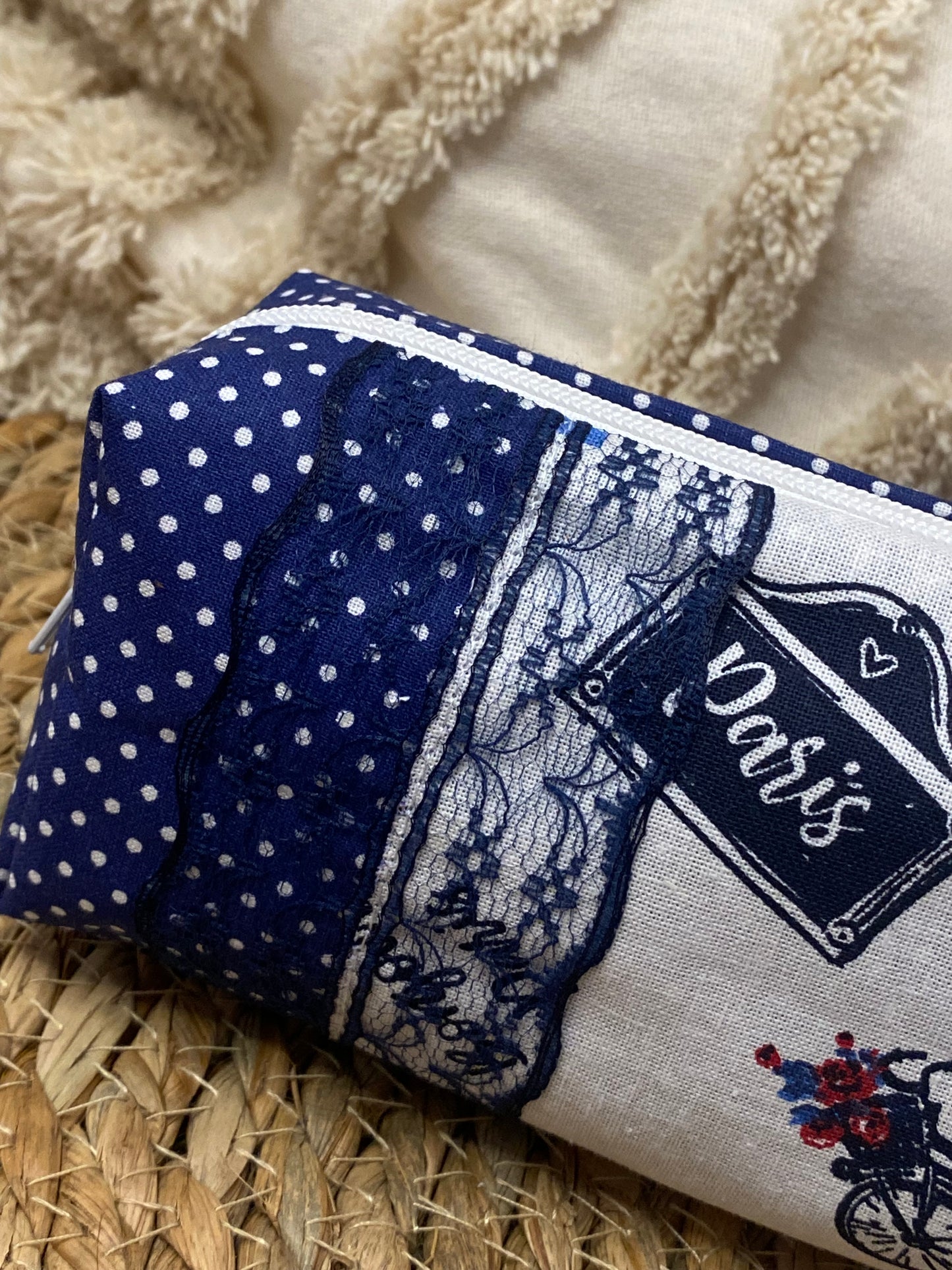 Trousse Serena - « Paris » Bleu marine