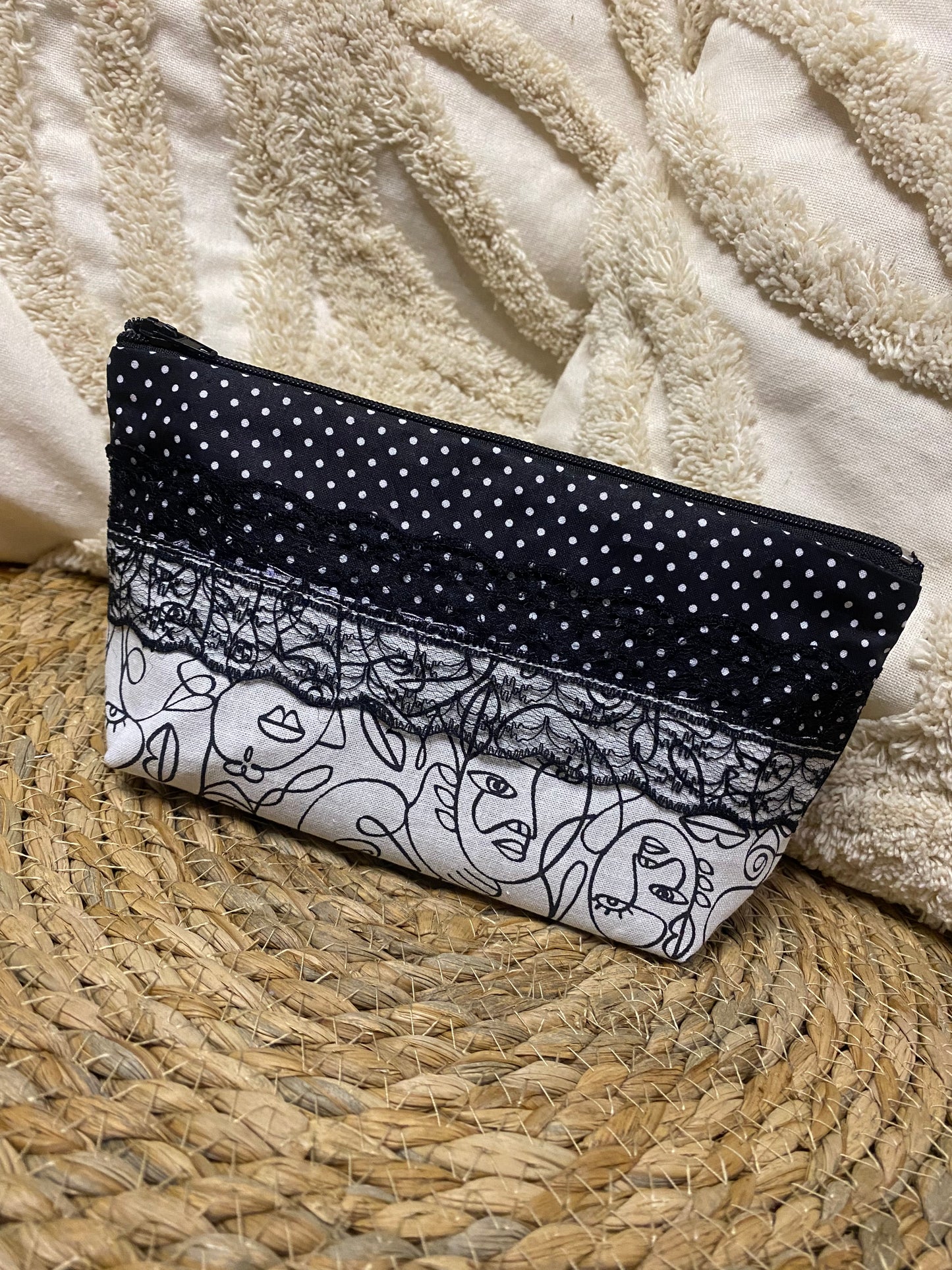 Trousse Virginia - « Graphique » Noire