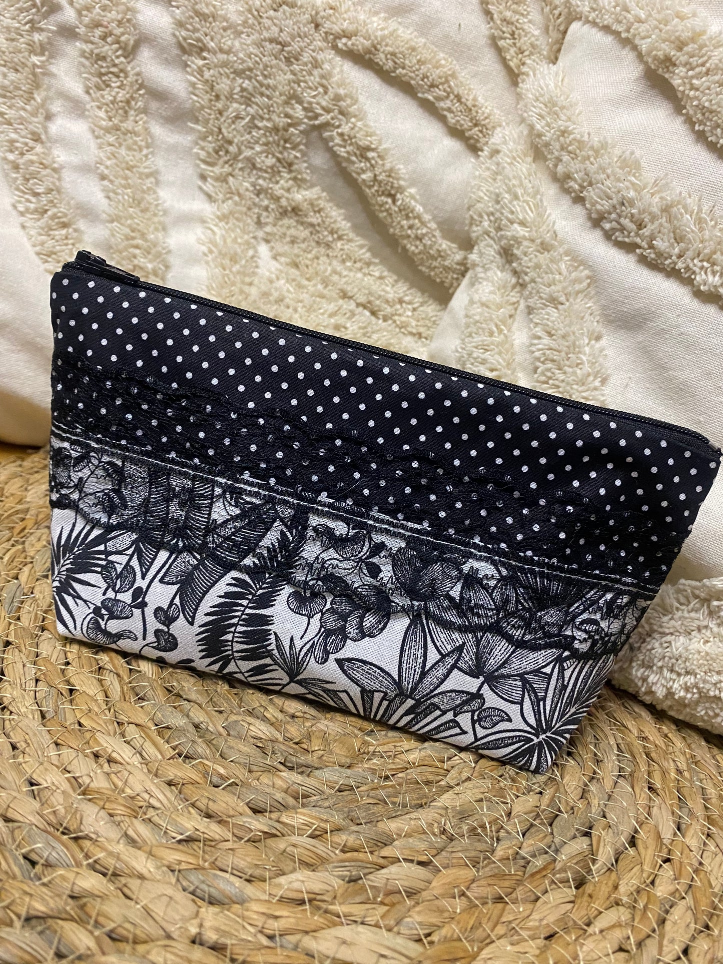 Trousse Virginia - « Plantes » Noire