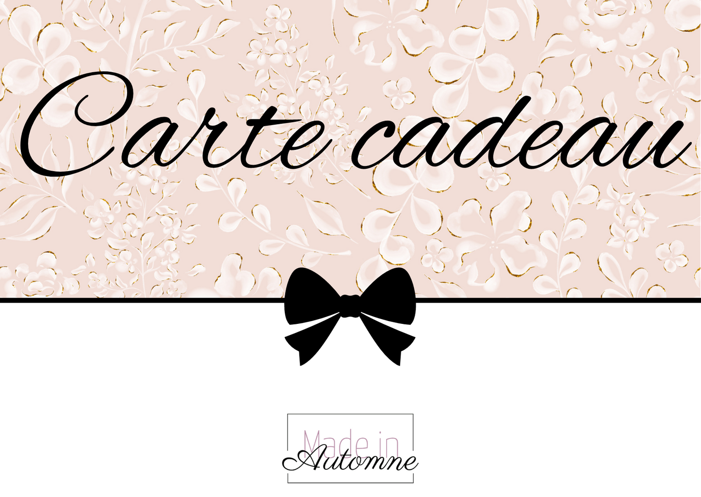 Carte cadeau