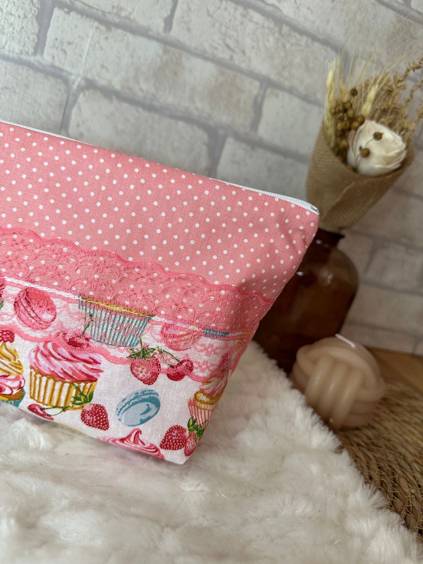 Trousse Amélia - « Food » Rose