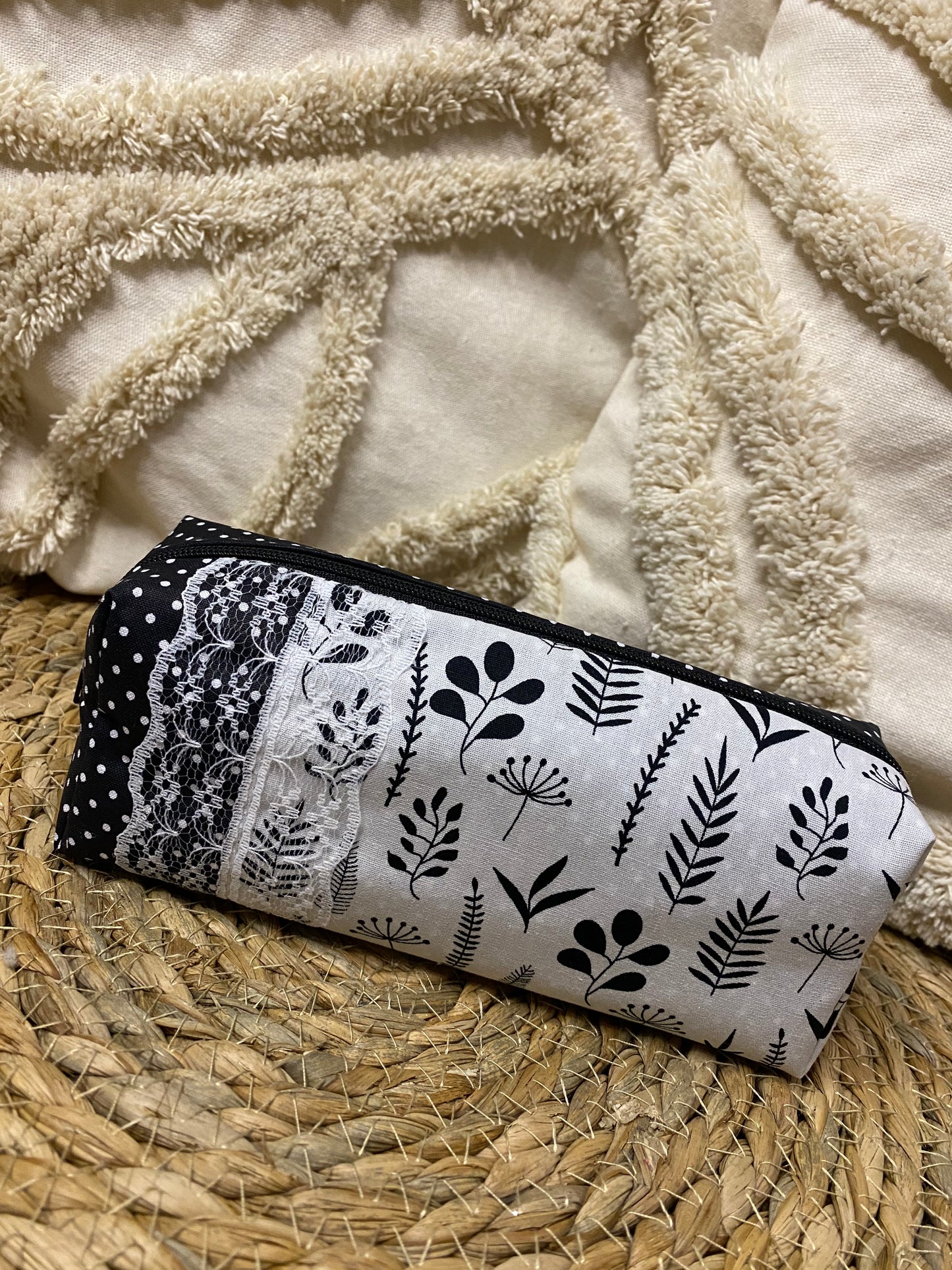 Trousse Serena - « Plantes » Noire