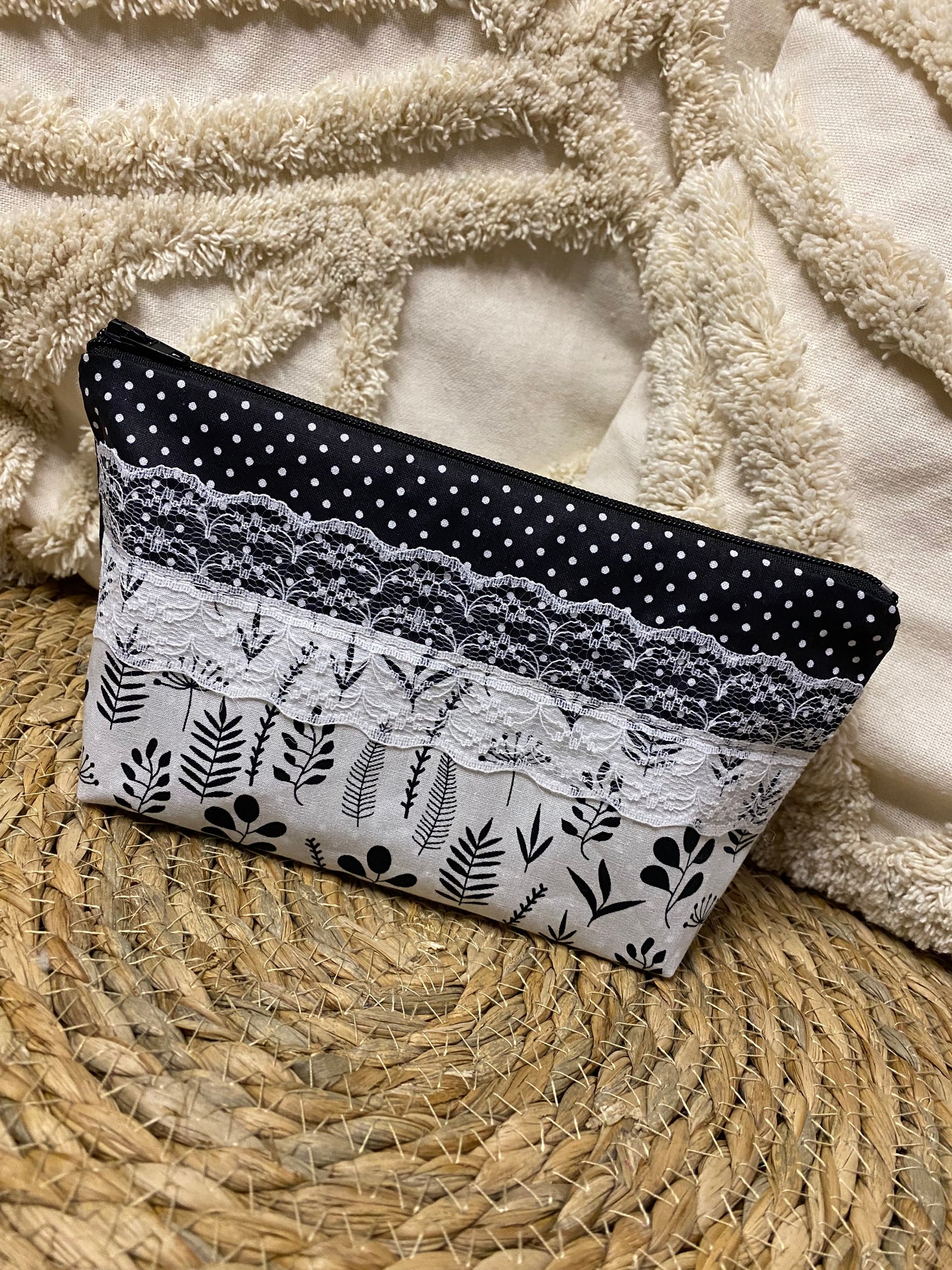 Trousse Virginia - « Plantes » Noire