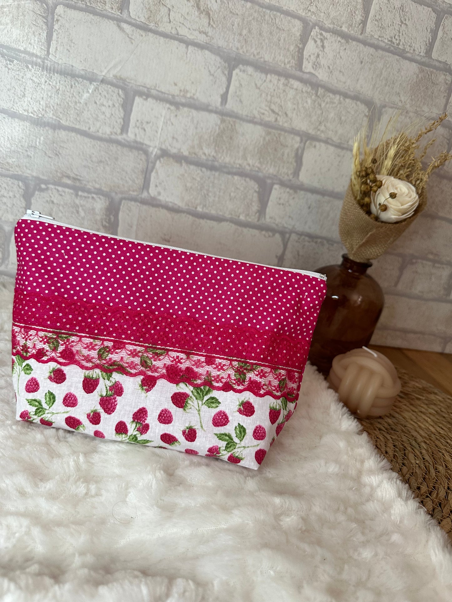 Trousse Amélia - « Food » Rose