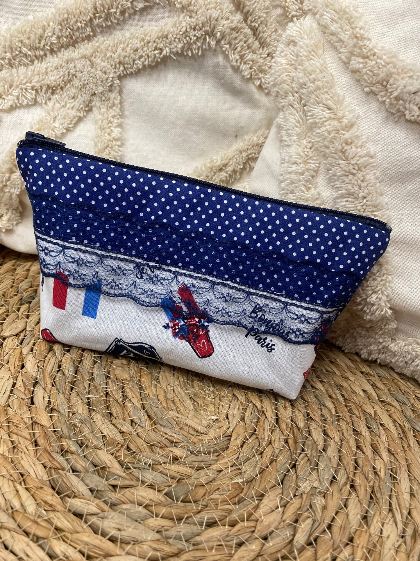 Trousse Virginia - « Paris » Bleu marine