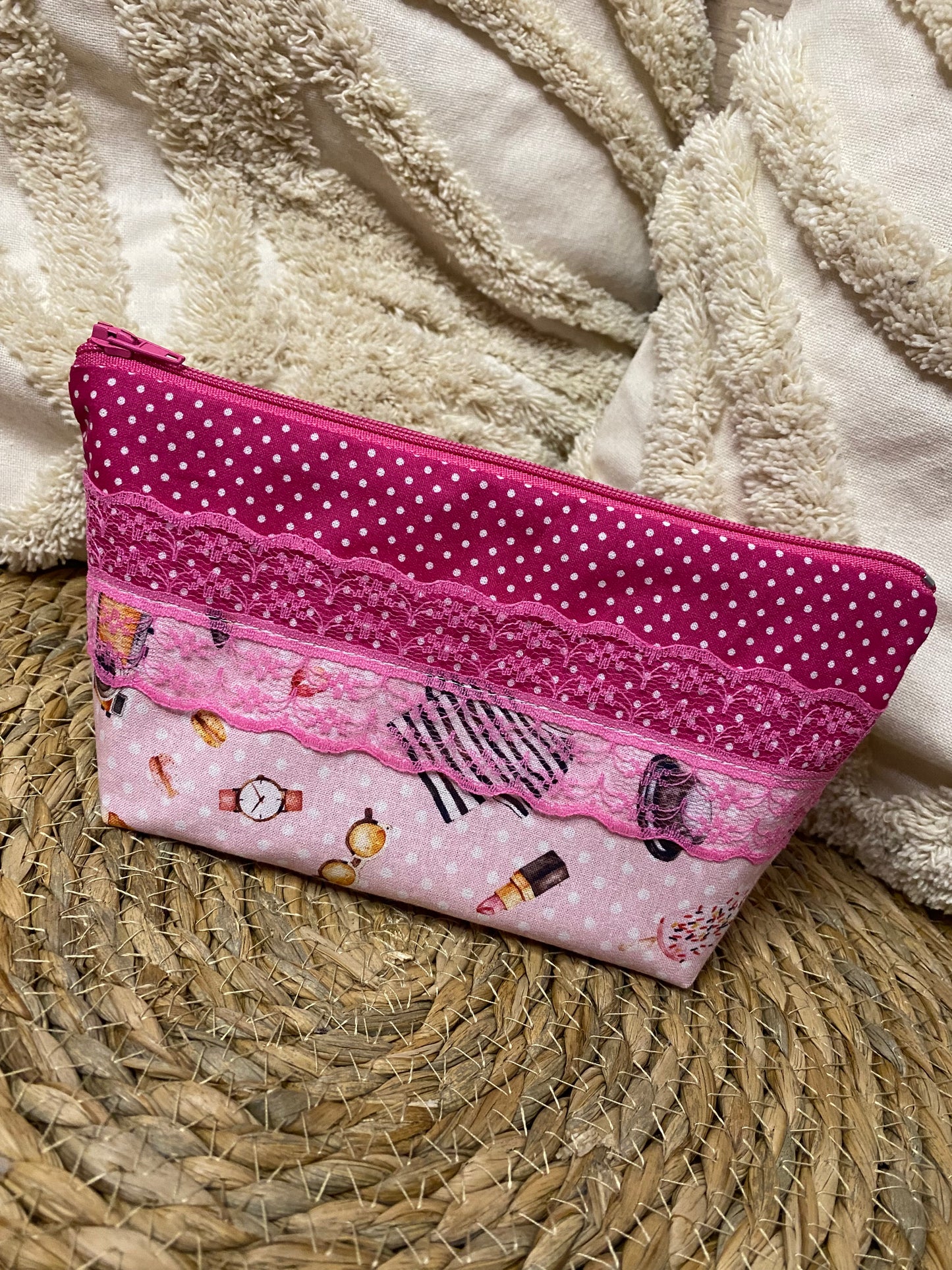 Trousse Virginia - « Mode » Rose